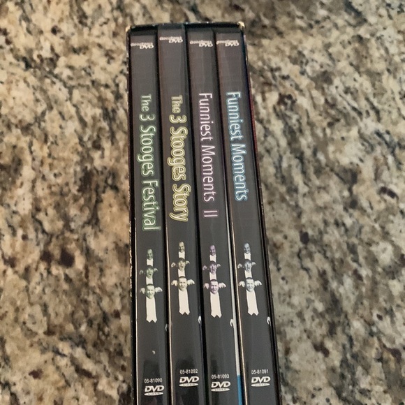 The Three Stooges 4 pack DVD set. See photos for details. Bundle with other - Picture 5 of 13
